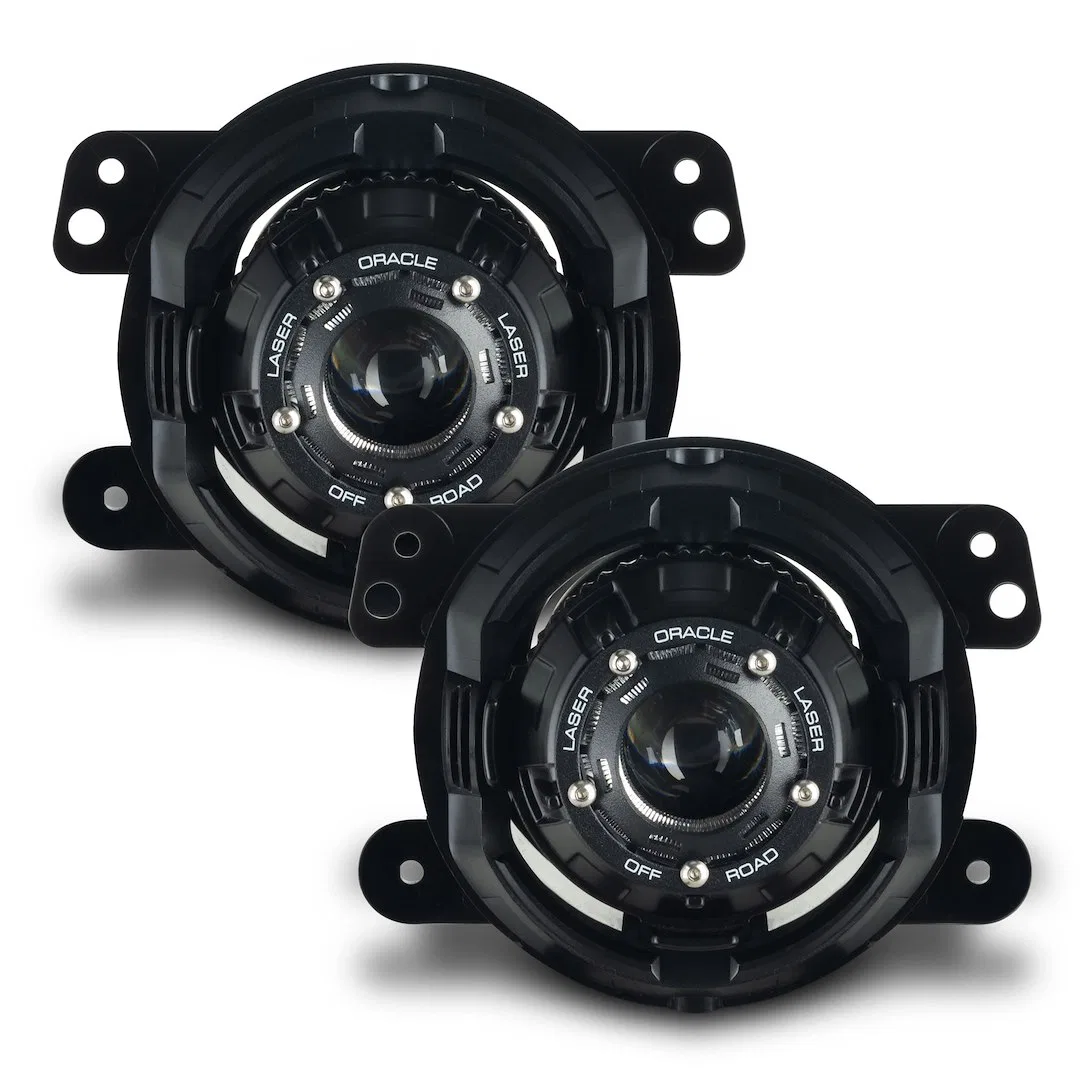5930-001 – ORACLE LIGHT Driving/ Fog Light, LED Bulb 15 Watt Round 1 Amp Per Side At 12 To 24 Volts Laser Beam Polyme...